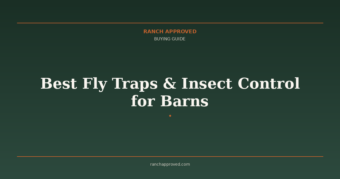 Best Fly Traps & Insect Control for Barns in 2026