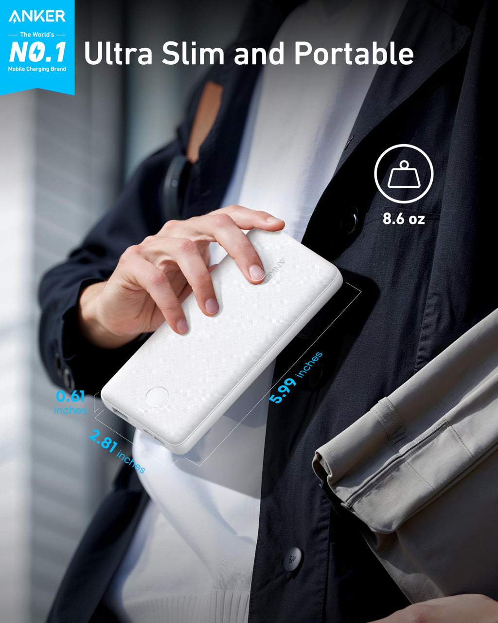 Anker <b>313</b> Power Bank (PowerCore 10K)